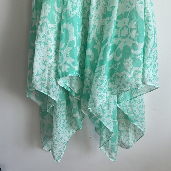 GUESS GREEN TWISTED STRAP HIGH LOW DRESS SIZE 2 - Picture 4 of 10